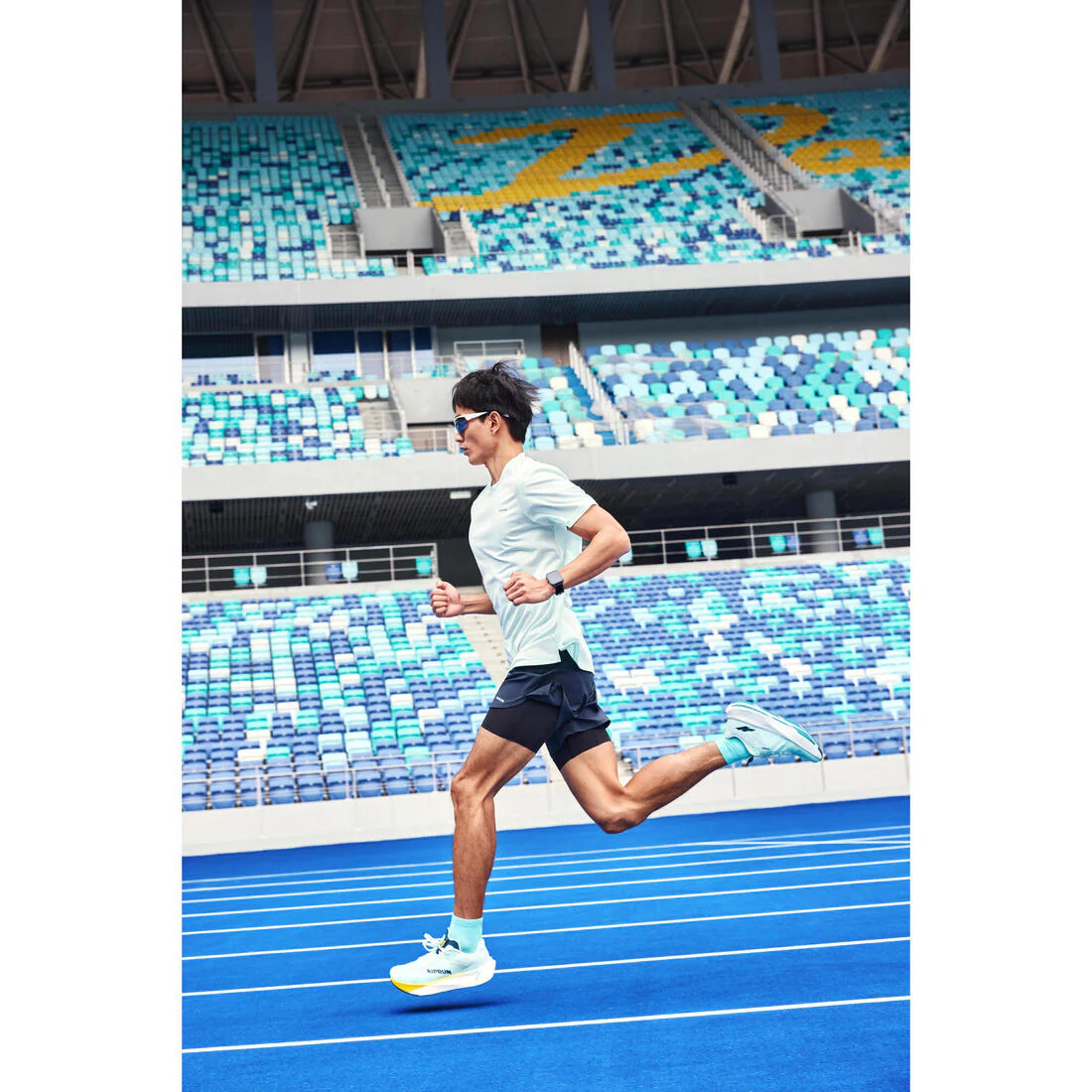 LOTE dDE 2 PARES DE CALCETINES DE RUNNING RUN500 FINOS MID - Image 18