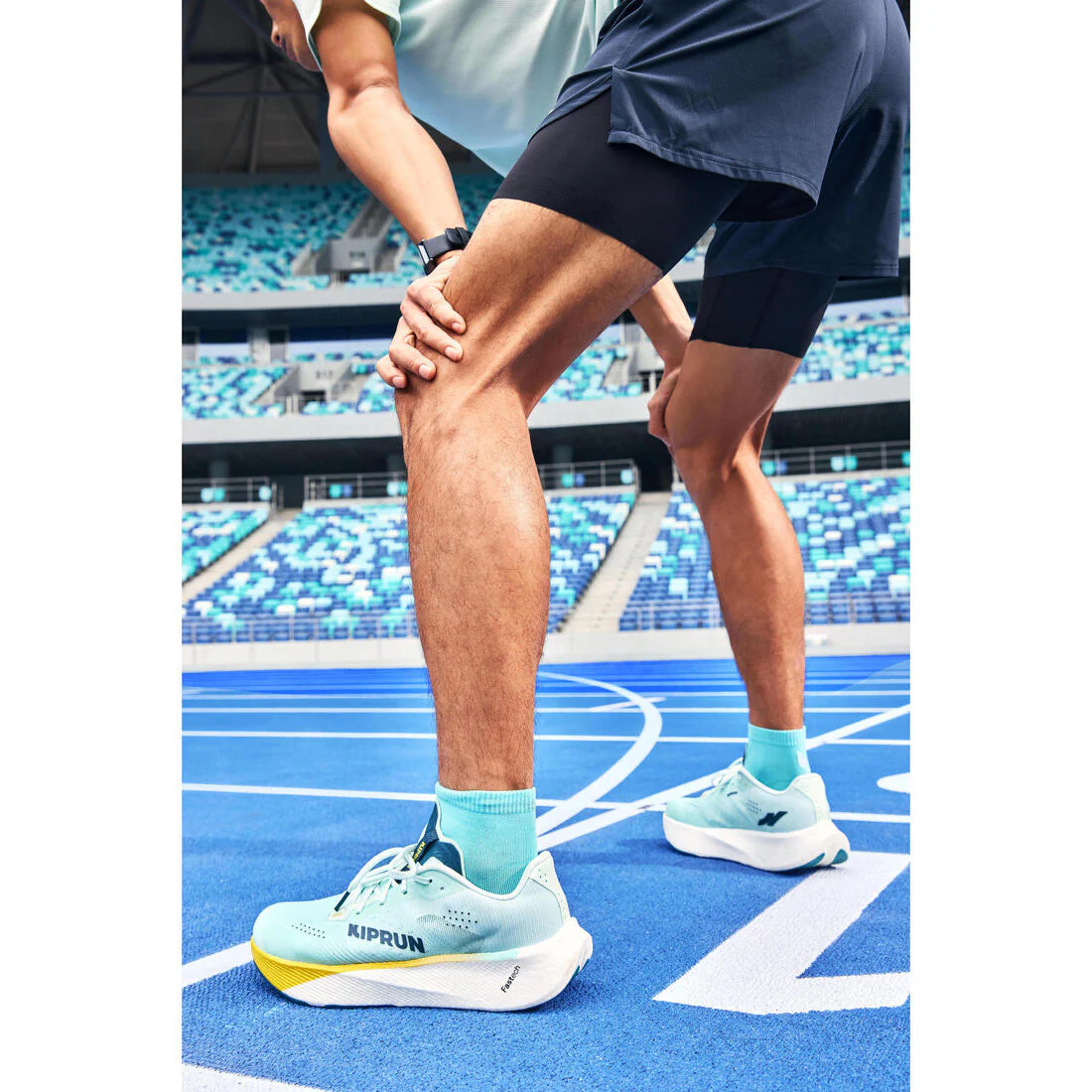 LOTE dDE 2 PARES DE CALCETINES DE RUNNING RUN500 FINOS MID - Image 22