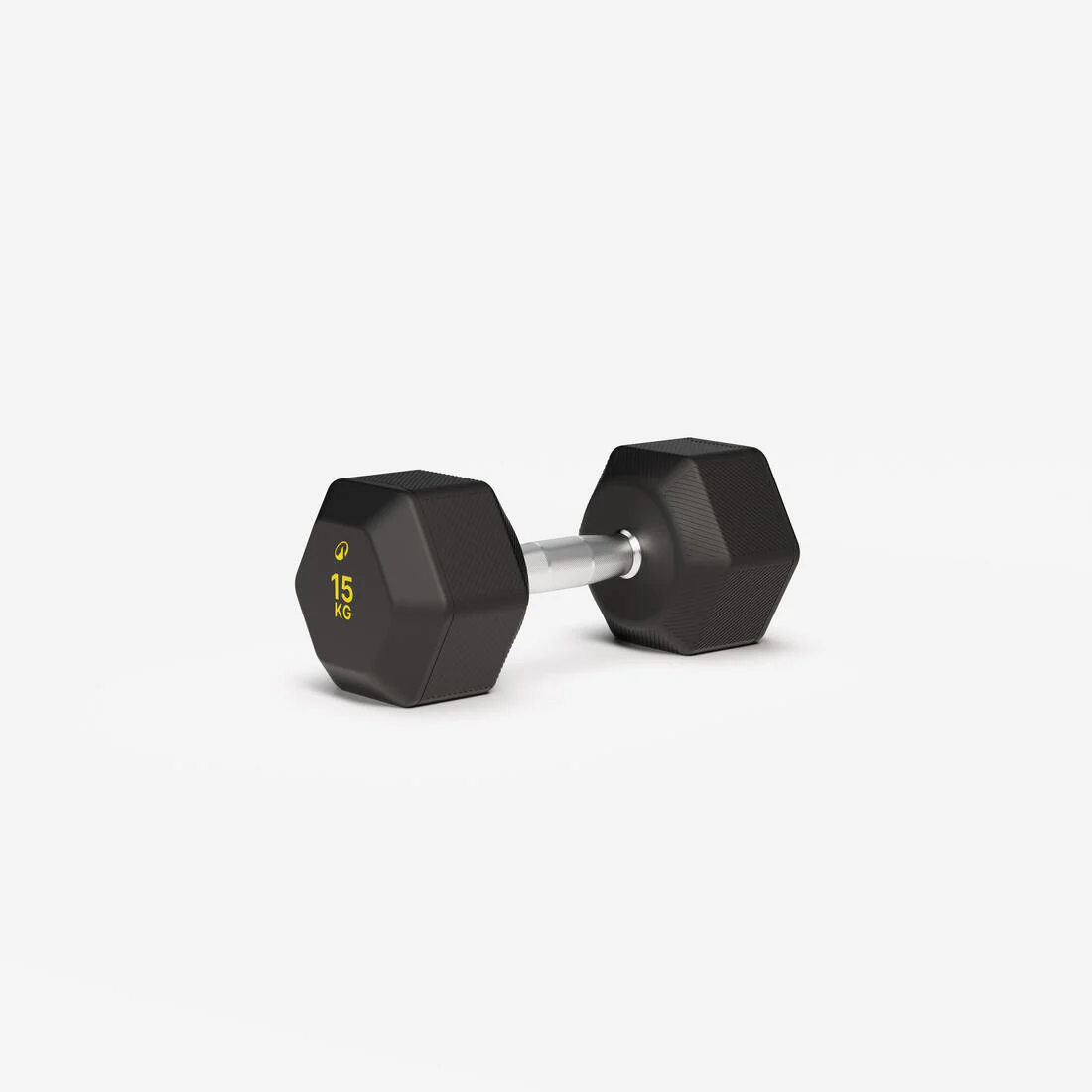 Mancuerna Crosstraining/Musculación Dumbbell Hexagonal Negro 15 kg