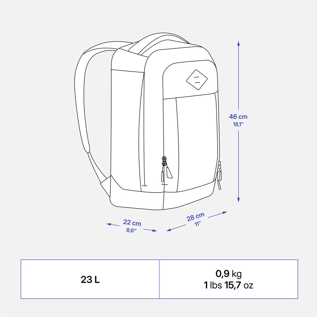 MOCHILA DE SENDERISMO 23L NH ESCAPE 500 - Image 6