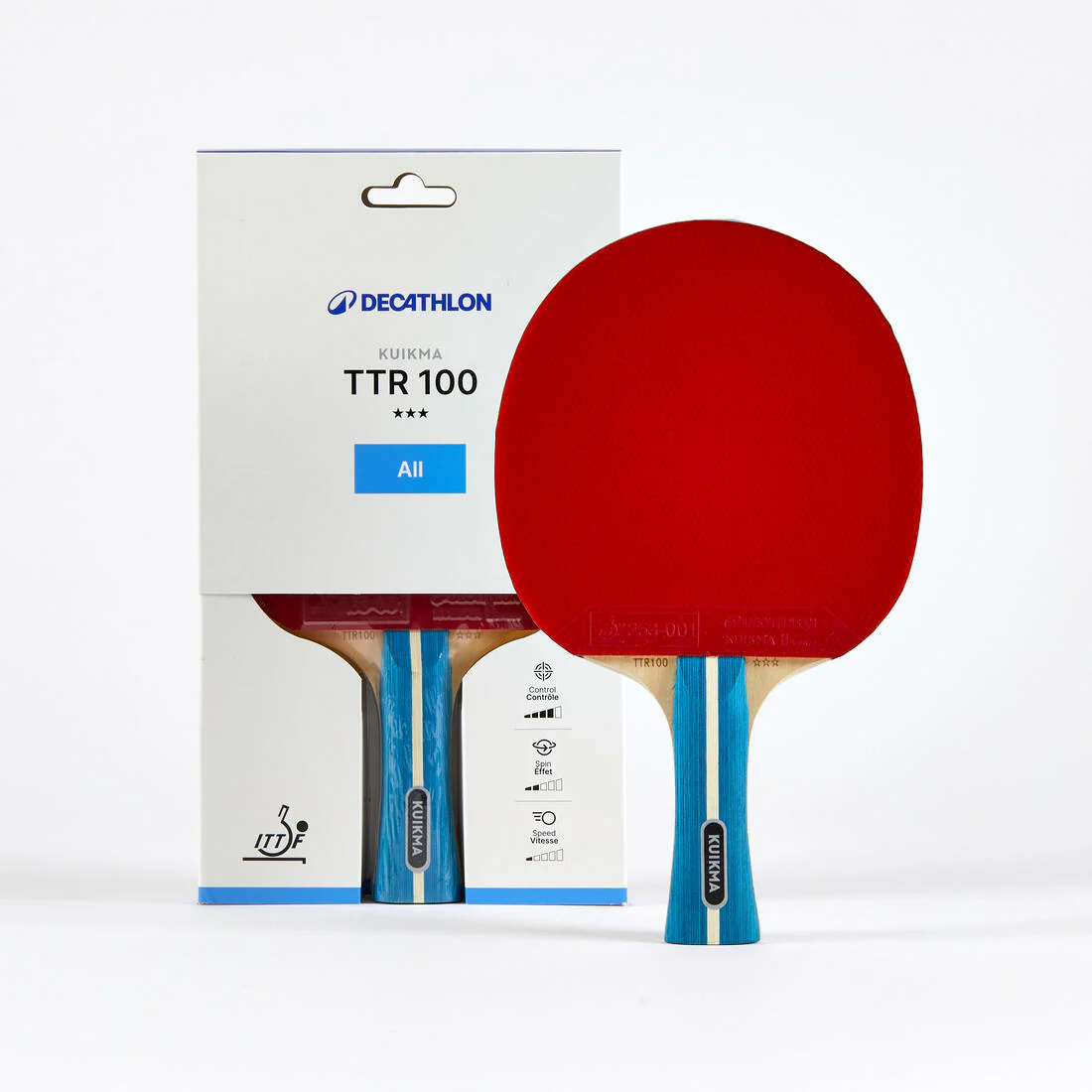 PALA DE PING-PONG TTR 100 VERSÁTIL 3*