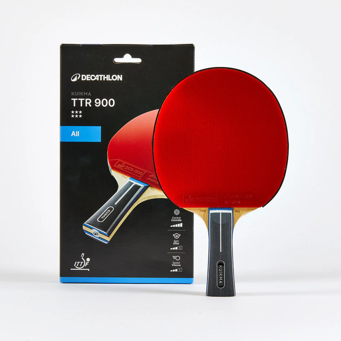 PALA DE PING-PONG TTR 900 VERSÁTIL 6* ITTF CLUB