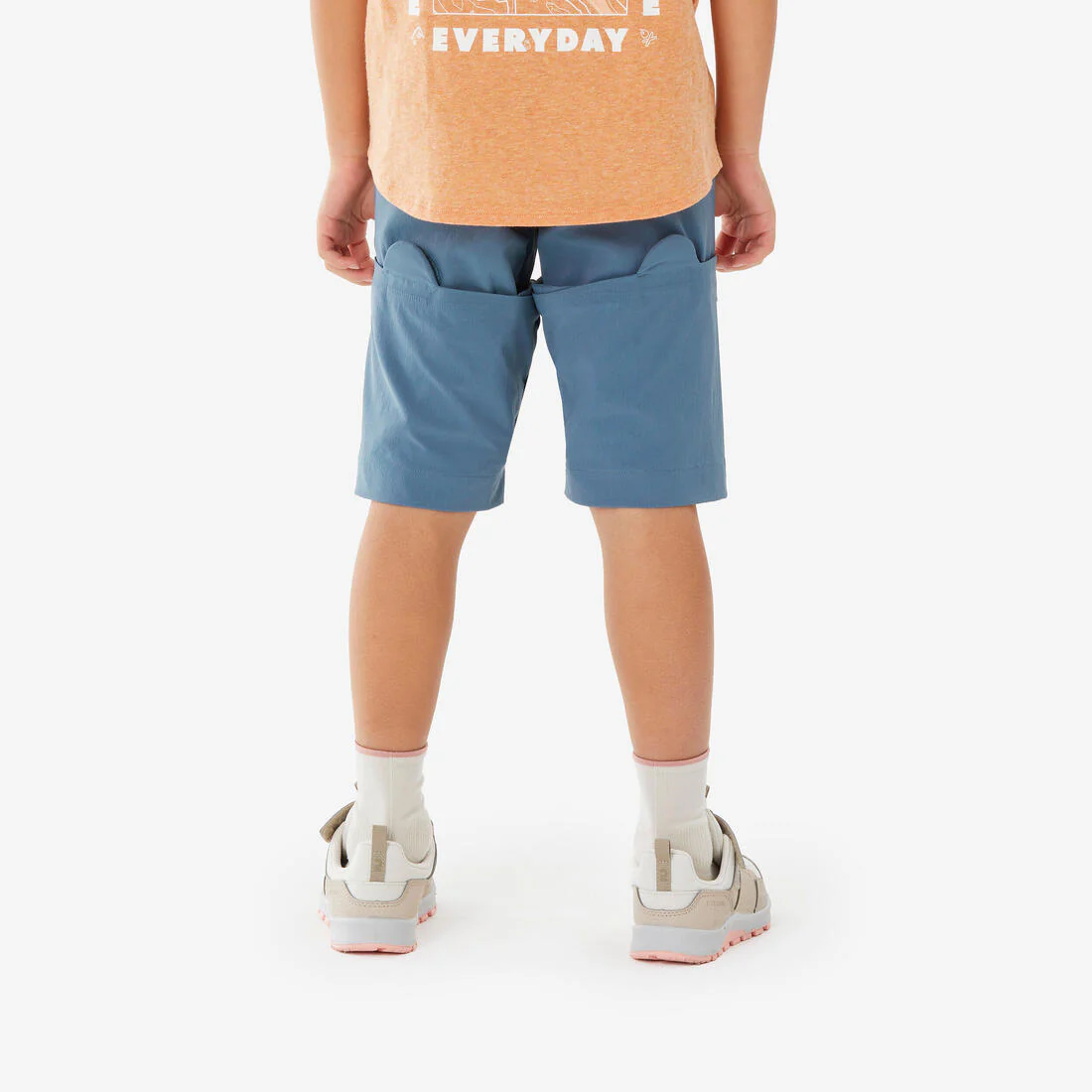 Pantalón transformable de senderismo niños 2-6 años, MH100 Easy azul - Image 6