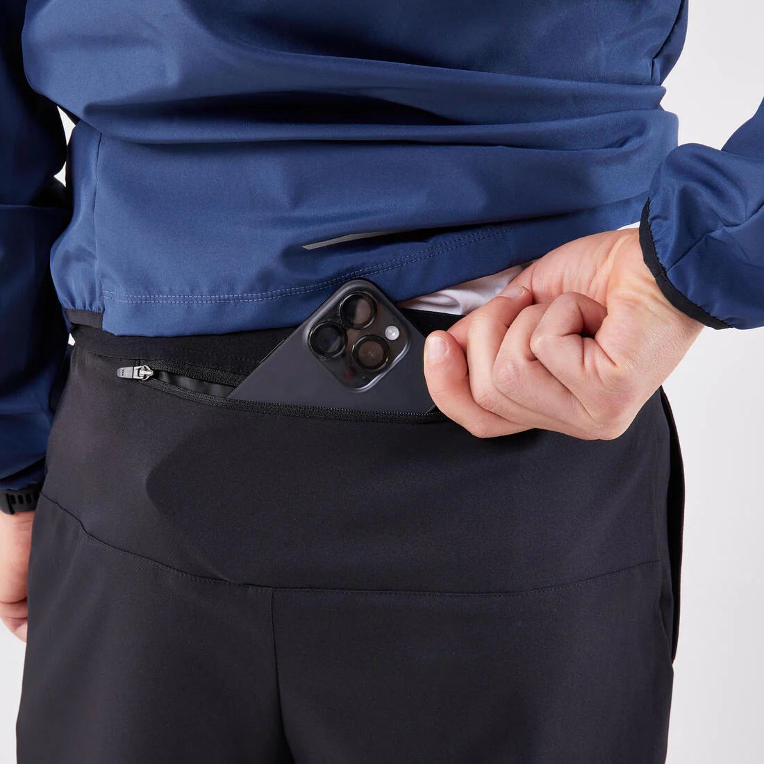 Pantalón de running transpirable Hombre - KIPRUN Run 100 Dry Negro - Image 9