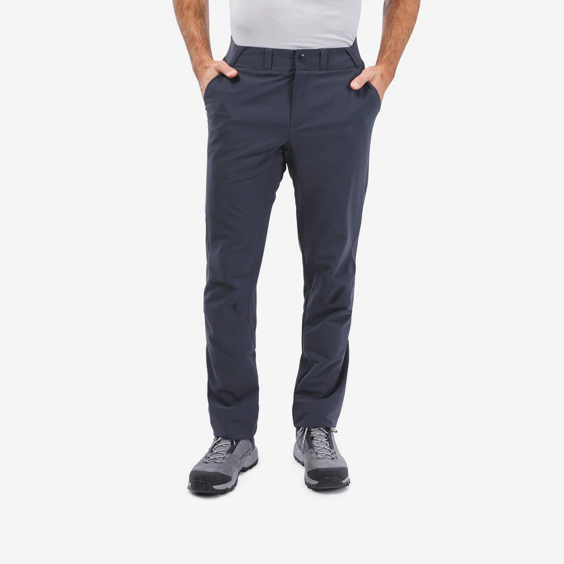 PANTALÓN DE SENDERISMO MH100 HOMBRE AZUL