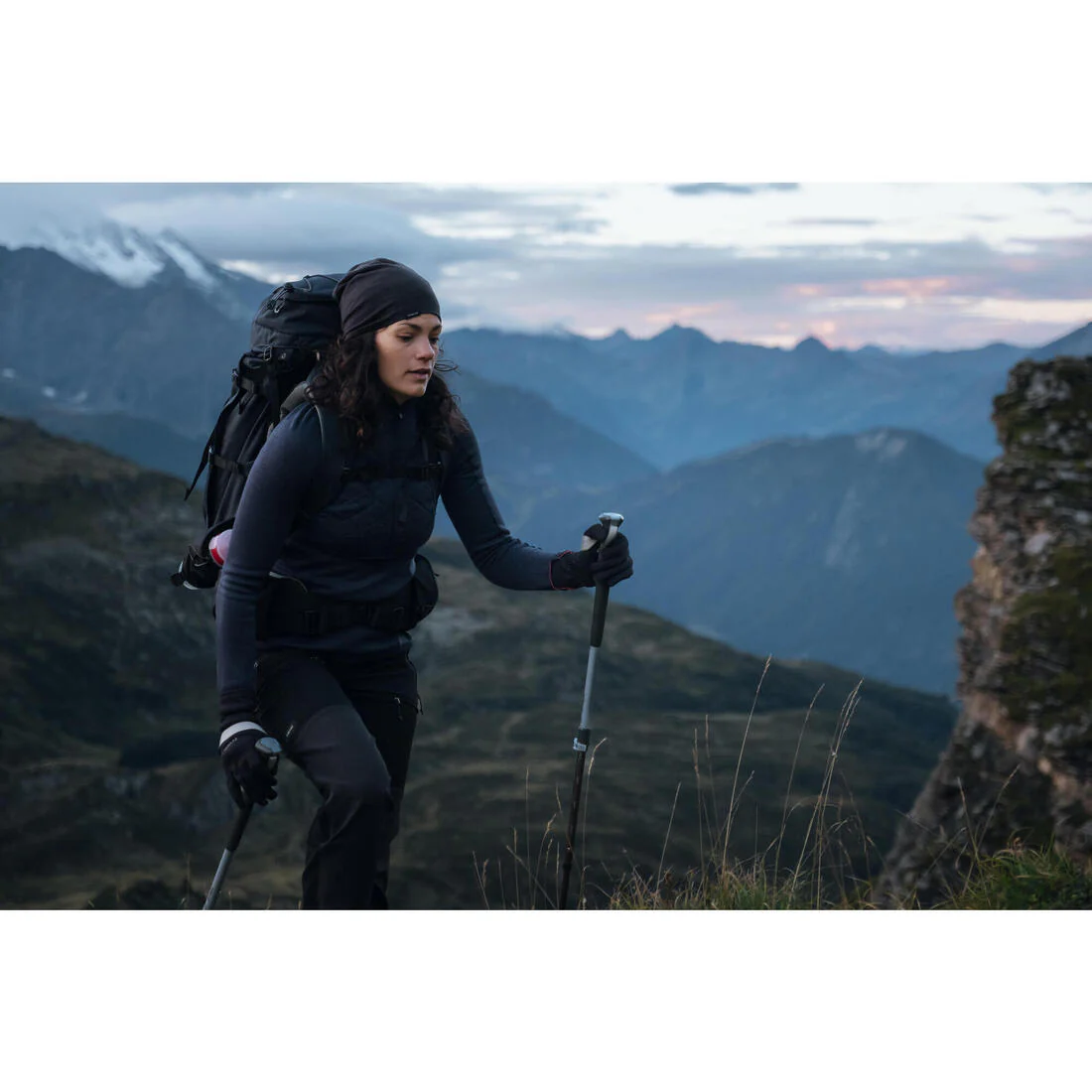 Pantalón perlante trekking montaña Mujer - MT900 - Image 8