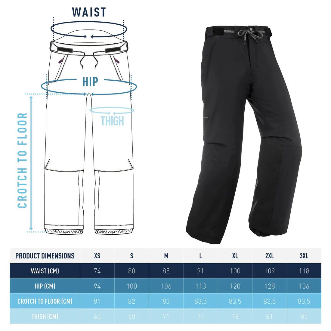 PANTALÓN SKI HOMBRE SNB 500 - Image 14