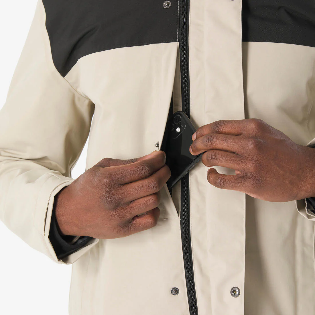CHAQUETA 3EN1 DE SENDERISMO HOMBRE 0 °C NH100 IMPERMEABLE - Image 16
