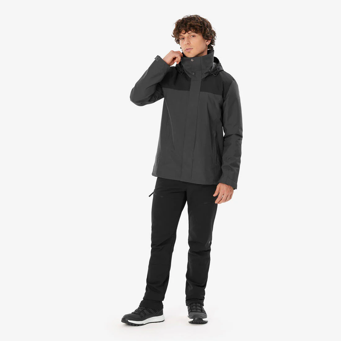 CHAQUETA 3EN1 DE SENDERISMO HOMBRE 0 °C NH100 IMPERMEABLE - Image 8