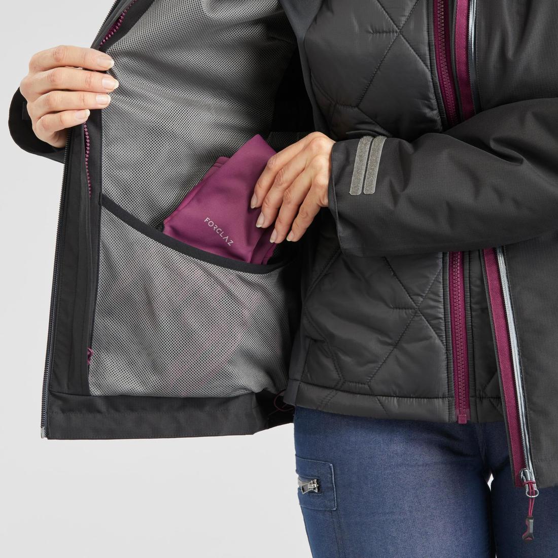 CHAQUETA 3EN1 DE SENDERISMO MUJER -10 °C SH500 IMPERMEABLE - Image 25