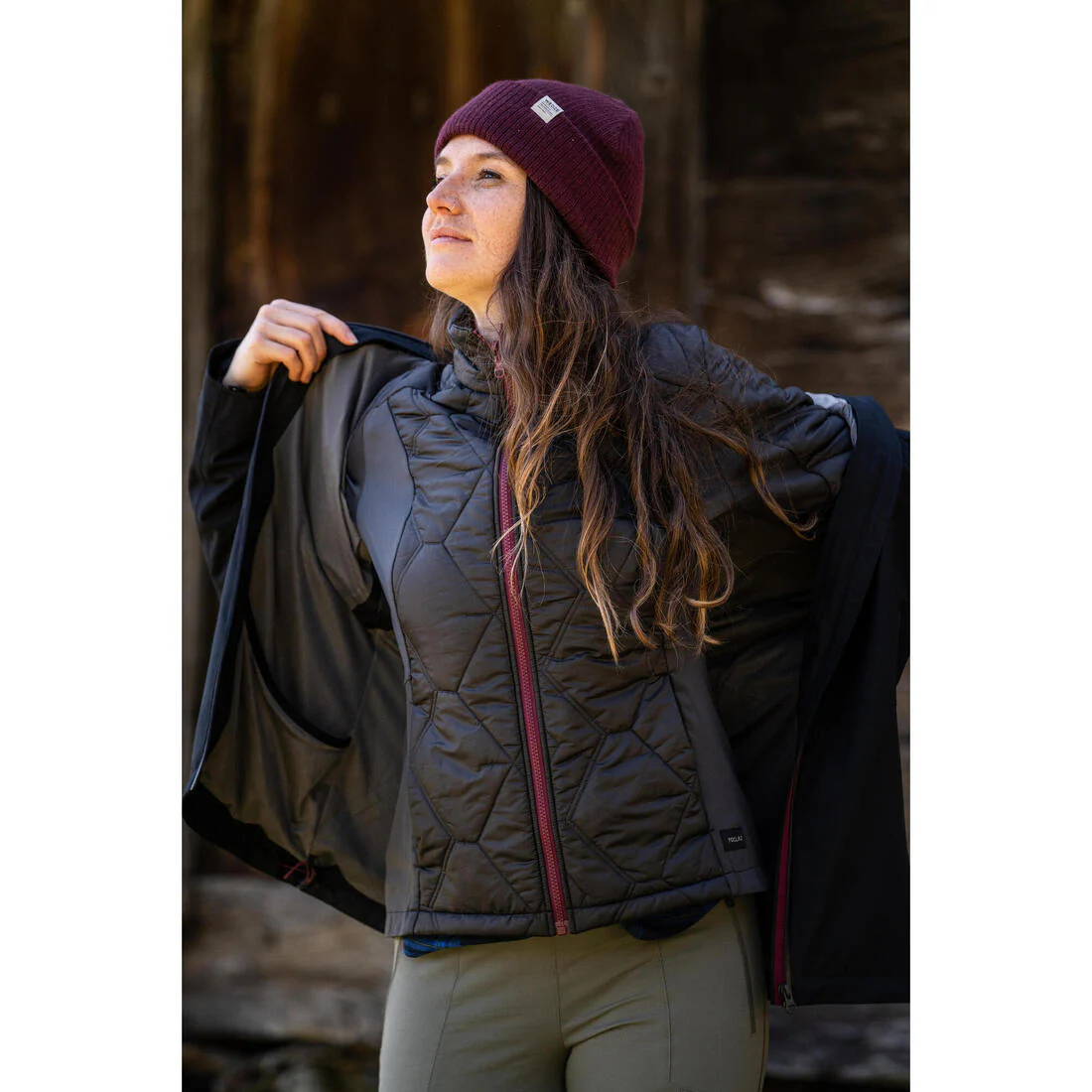 CHAQUETA 3EN1 DE SENDERISMO MUJER -10 °C SH500 IMPERMEABLE - Image 33