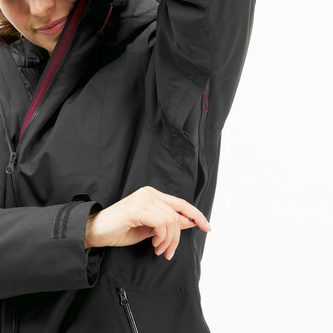 CHAQUETA 3EN1 DE SENDERISMO MUJER -10 °C SH500 IMPERMEABLE - Image 8