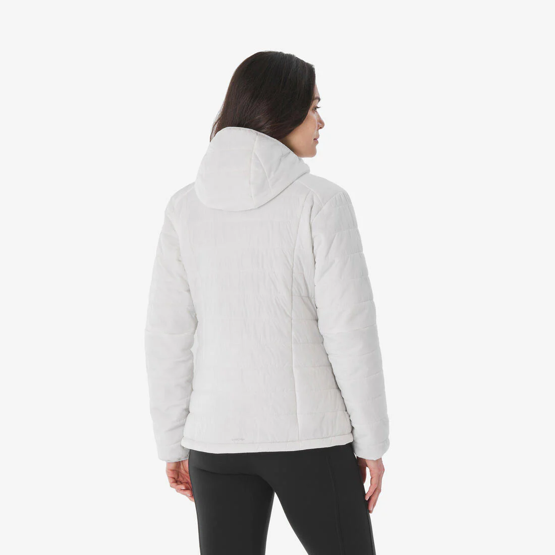 PARKA ACOLCHADA SINTÉTICA CON GORRO SENDERISMO MUJER MT100 - Image 10