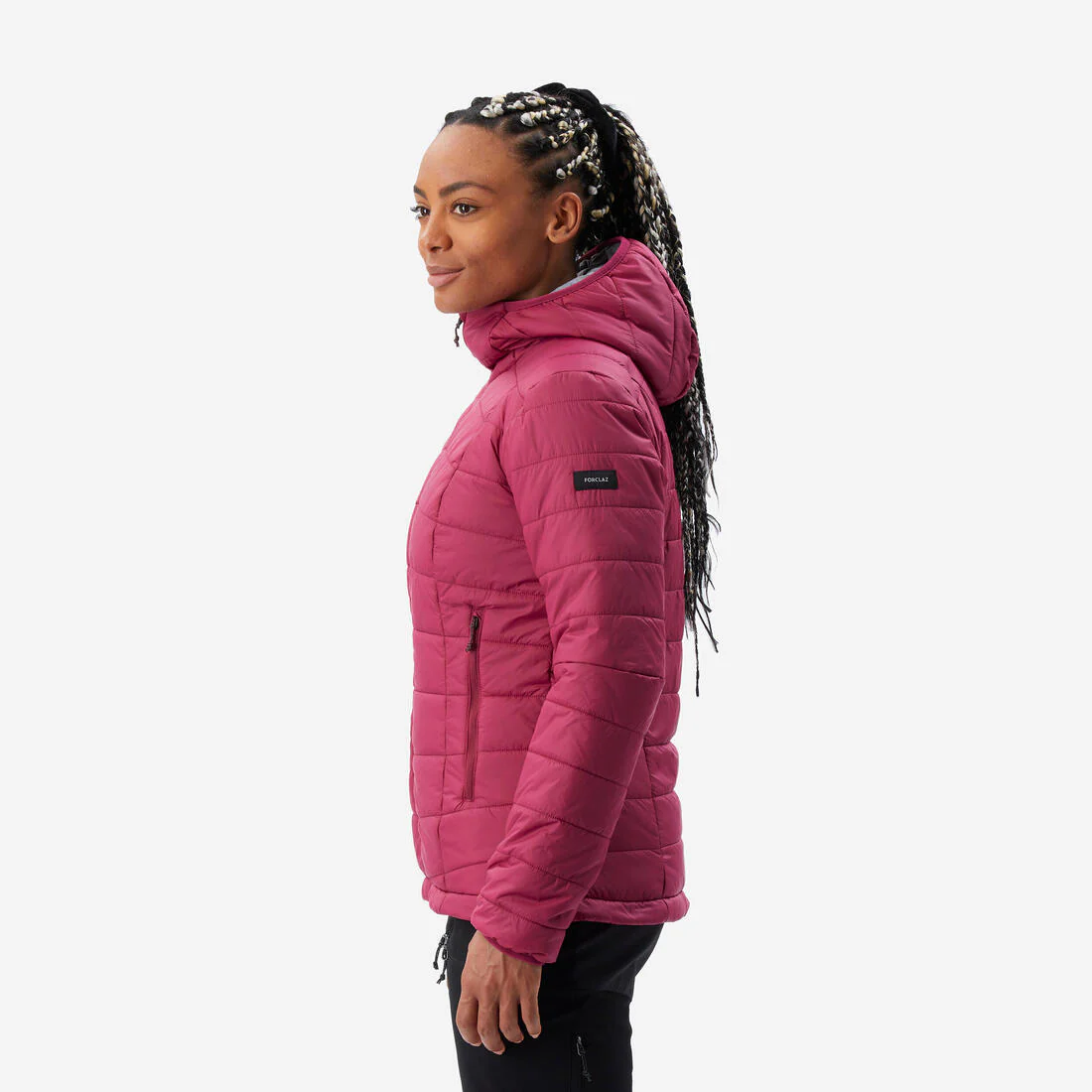 PARKA ACOLCHADA SINTÉTICA CON GORRO SENDERISMO MUJER MT100 - Image 25