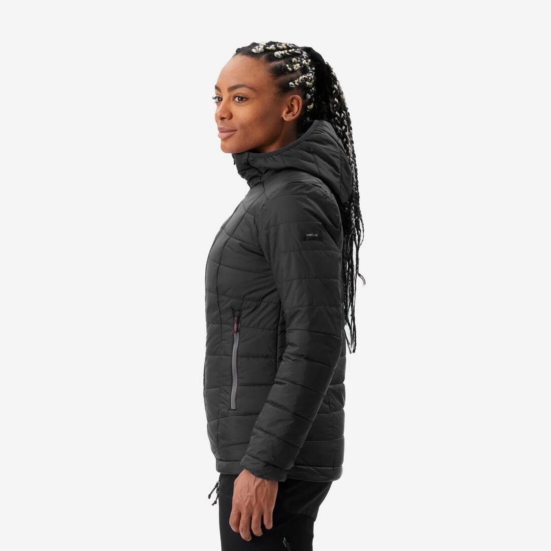 PARKA ACOLCHADA SINTÉTICA CON GORRO SENDERISMO MUJER MT100 - Image 5
