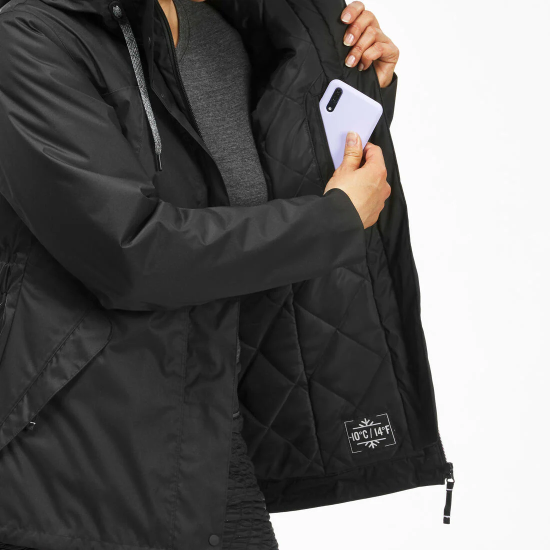 CHAQUETA DE SENDERISMO MUJER -10 °C NH500 IMPERMEABLE - Image 13