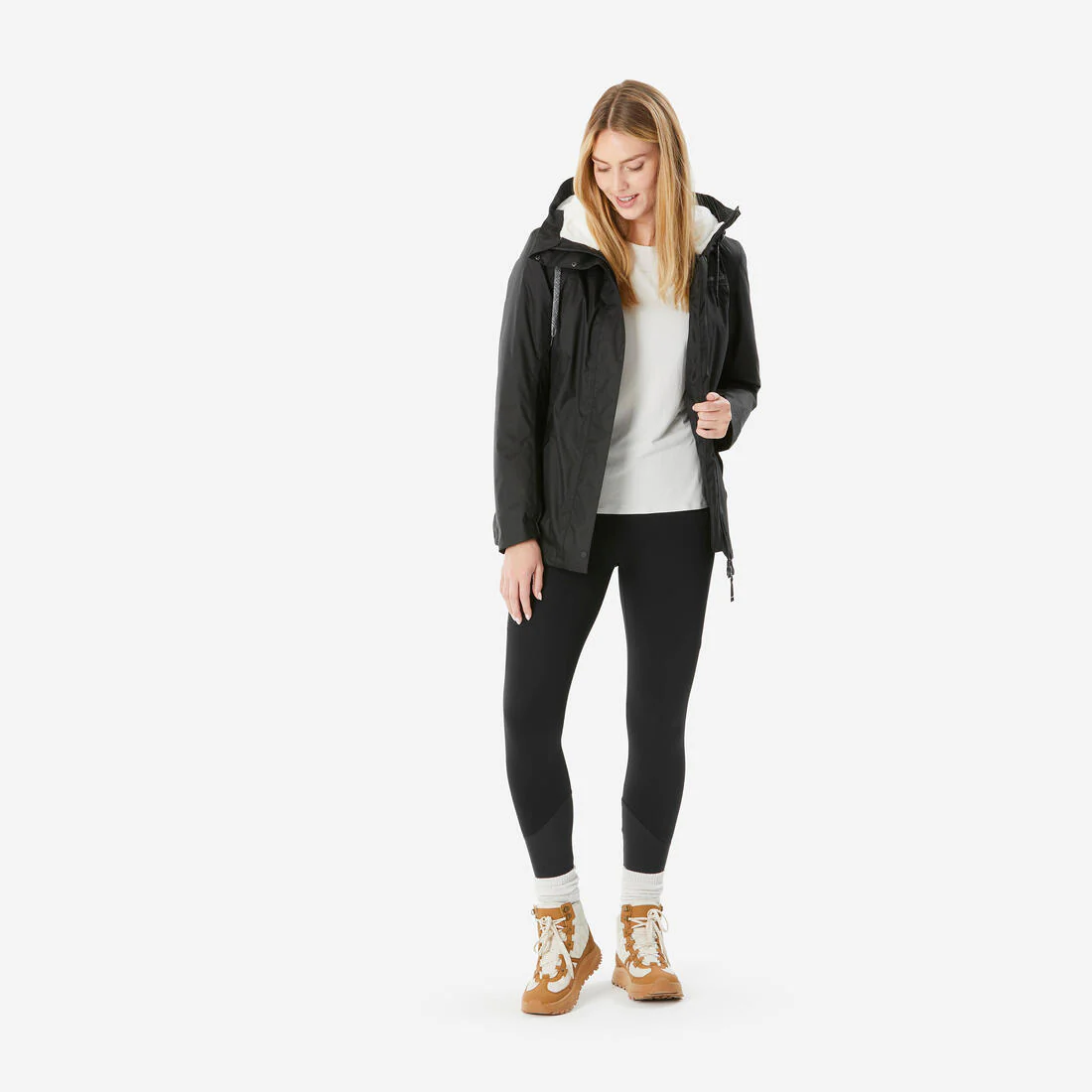CHAQUETA DE SENDERISMO MUJER -10 °C NH500 IMPERMEABLE - Image 3