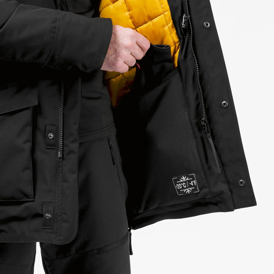 PARKA DE SENDERISMO -20 °C IMPERMEABLE HOMBRE NH900 - Image 8