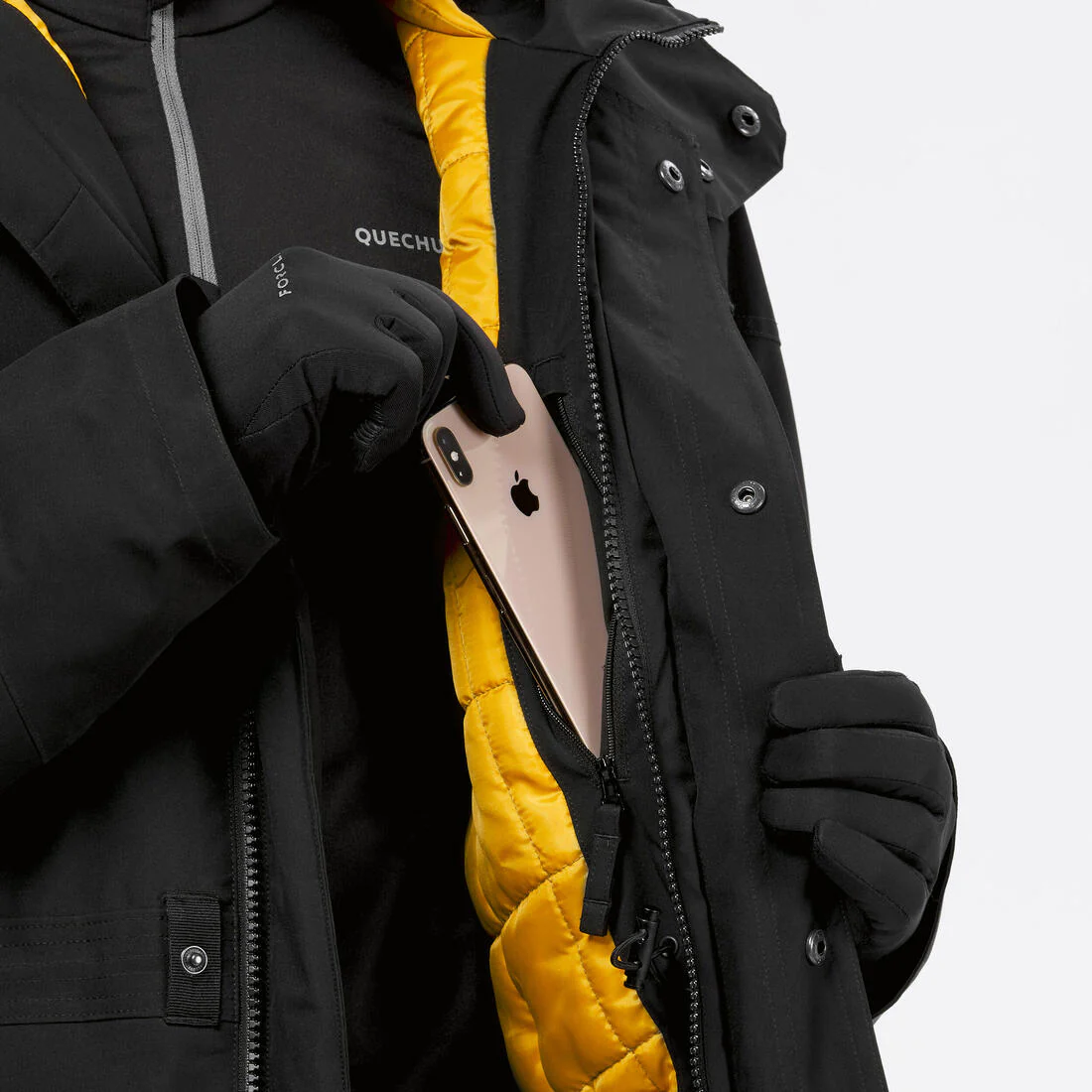 PARKA DE SENDERISMO -20 °C IMPERMEABLE HOMBRE NH900 - Image 9