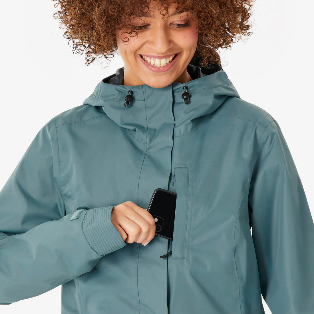 CHAQUETA DE SENDERISMO MUJER NH500 IMPERMEABLE - Image 24
