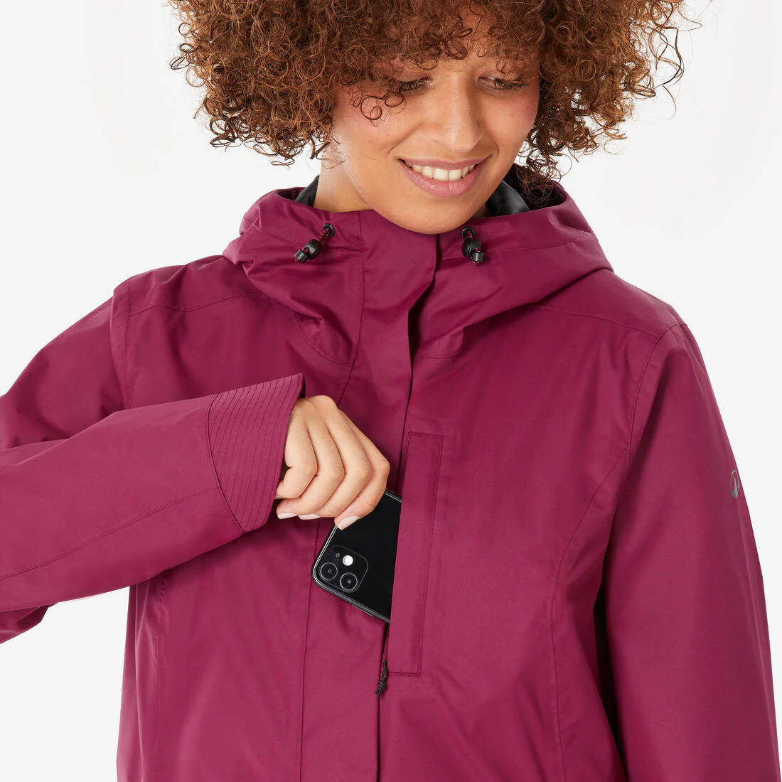 CHAQUETA DE SENDERISMO MUJER NH500 IMPERMEABLE - Image 29