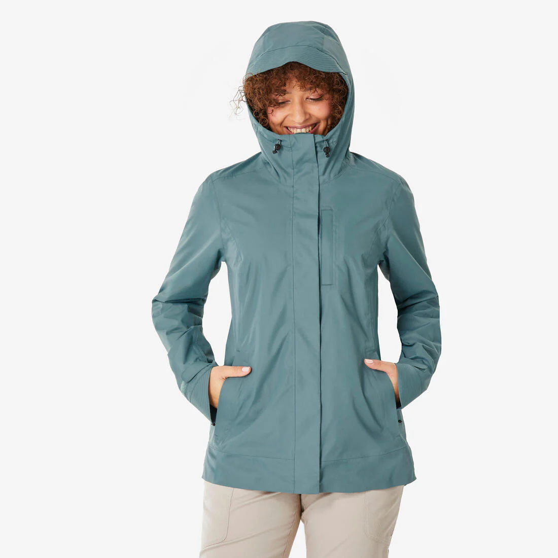 CHAQUETA DE SENDERISMO MUJER NH500 IMPERMEABLE - Image 33