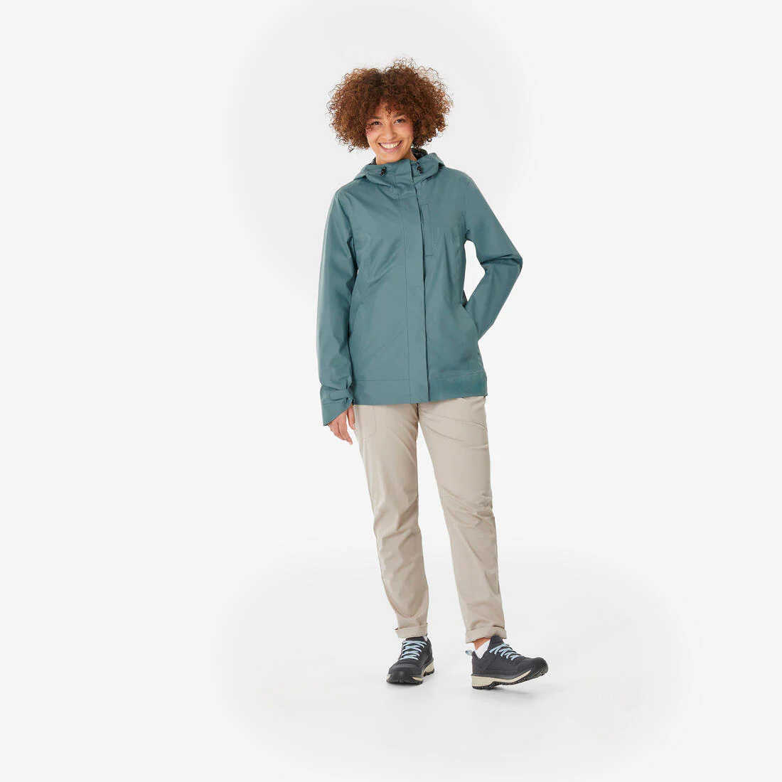 CHAQUETA DE SENDERISMO MUJER NH500 IMPERMEABLE - Image 8