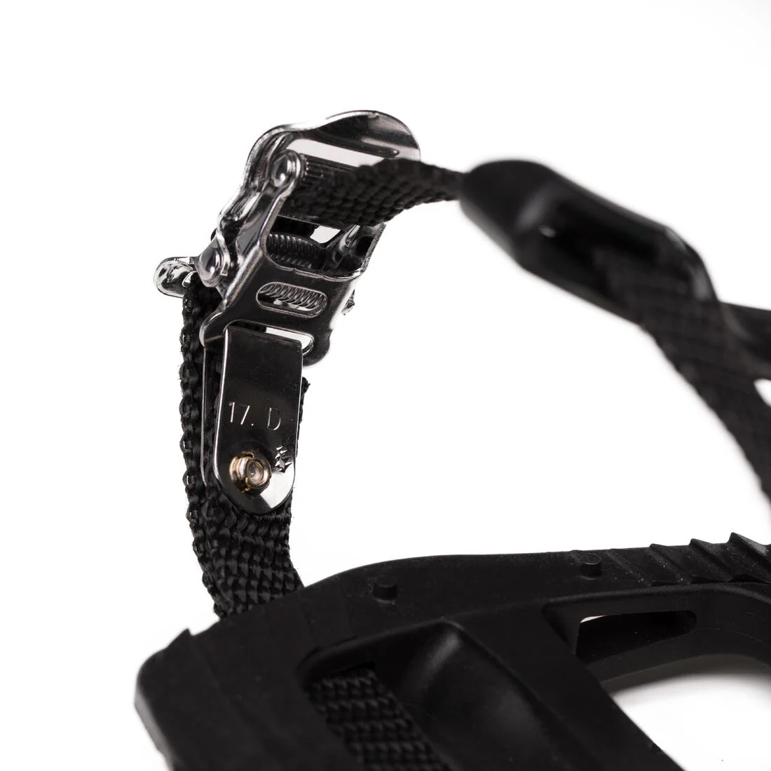 PEDALES PARA BICICLETA DE RUTA CON PUNTERAS NEGRO 100 - Image 3