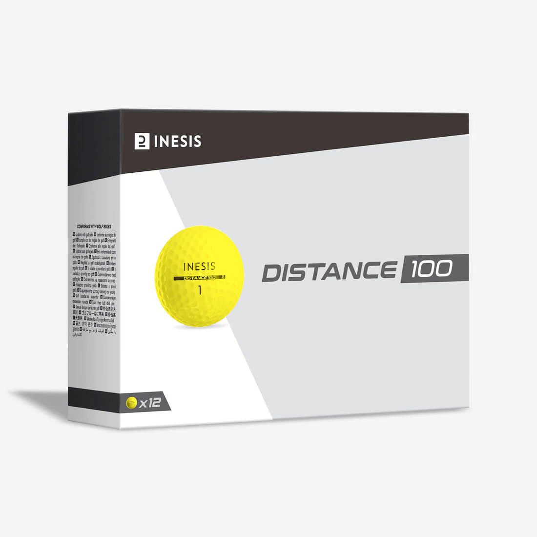 PELOTAS GOLF x12 INESIS DISTANCE 100 - Image 2