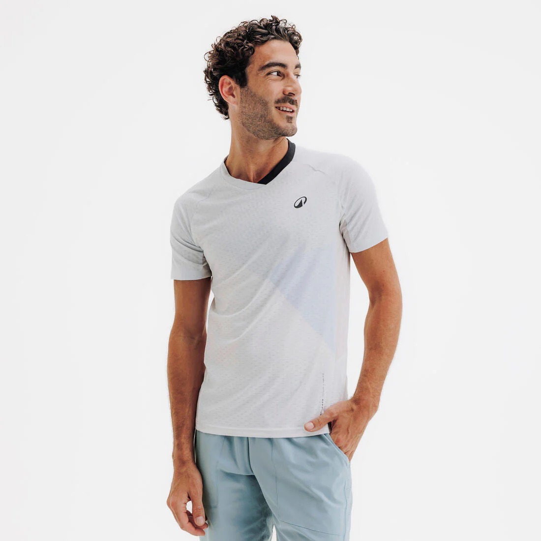 POLERA DE PÁDEL DE MANGA CORTA TÉCNICA HOMBRE KUIKMA 900 - Image 3