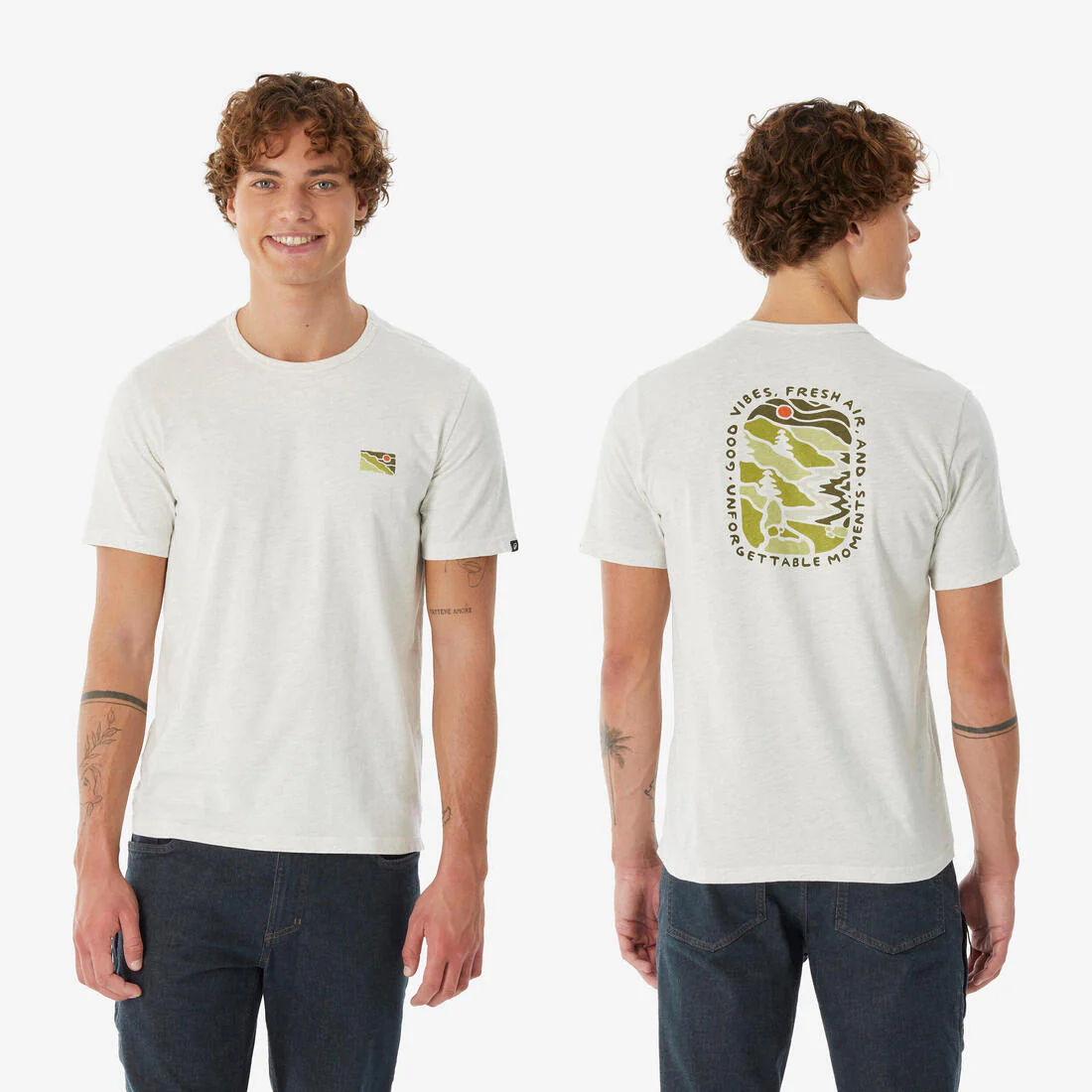 REMERA DE SENDERISMO HOMBRE NH100 - Image 4