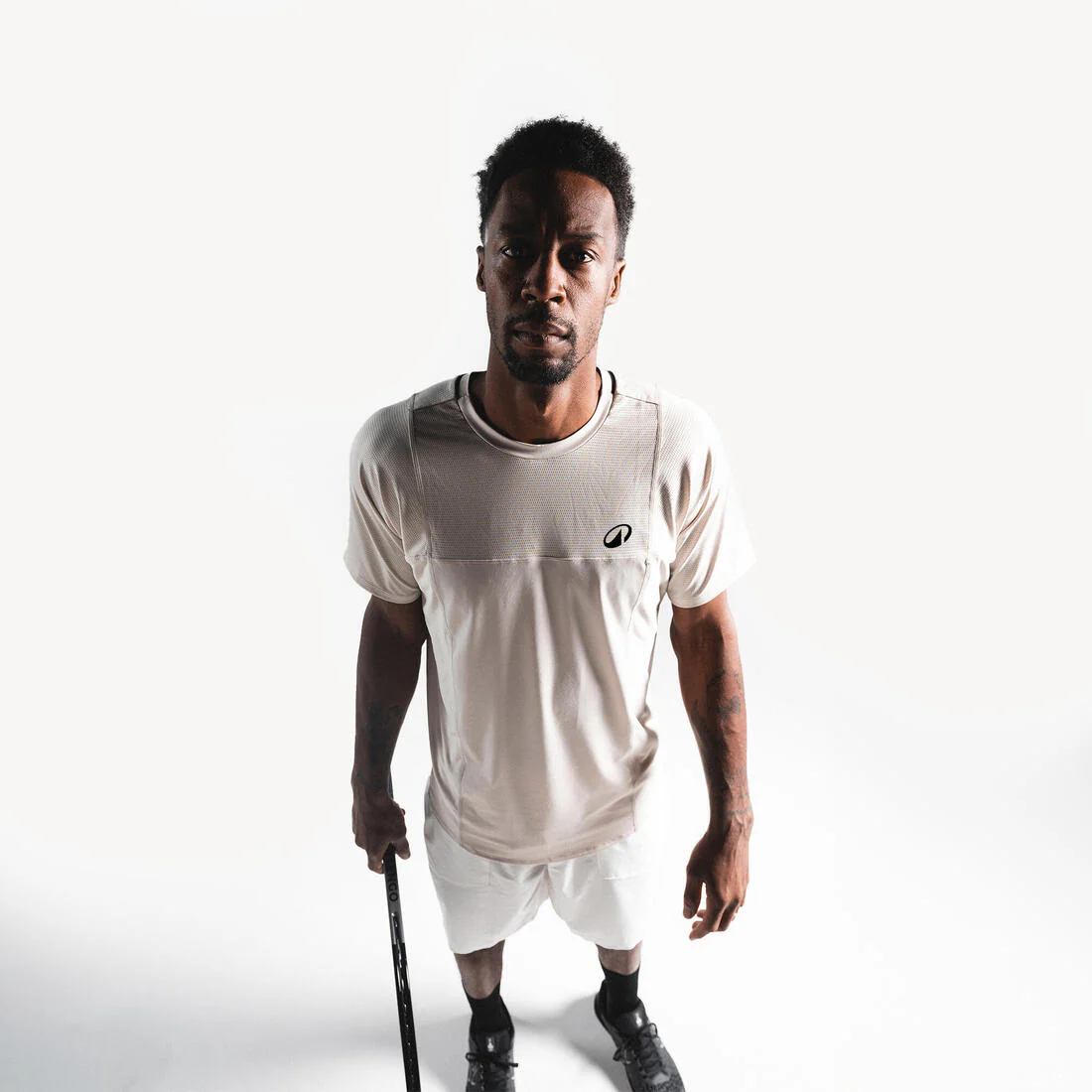 POLERA DE TENIS MANGA CORTA HOMBRE ARTENGO DRY MARINO GAËL MONFILS - Image 21