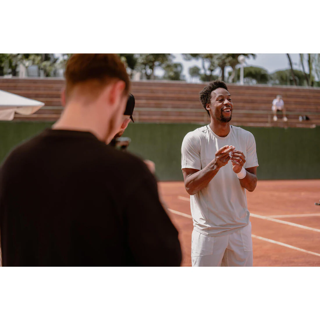 POLERA DE TENIS MANGA CORTA HOMBRE ARTENGO DRY MARINO GAËL MONFILS - Image 40