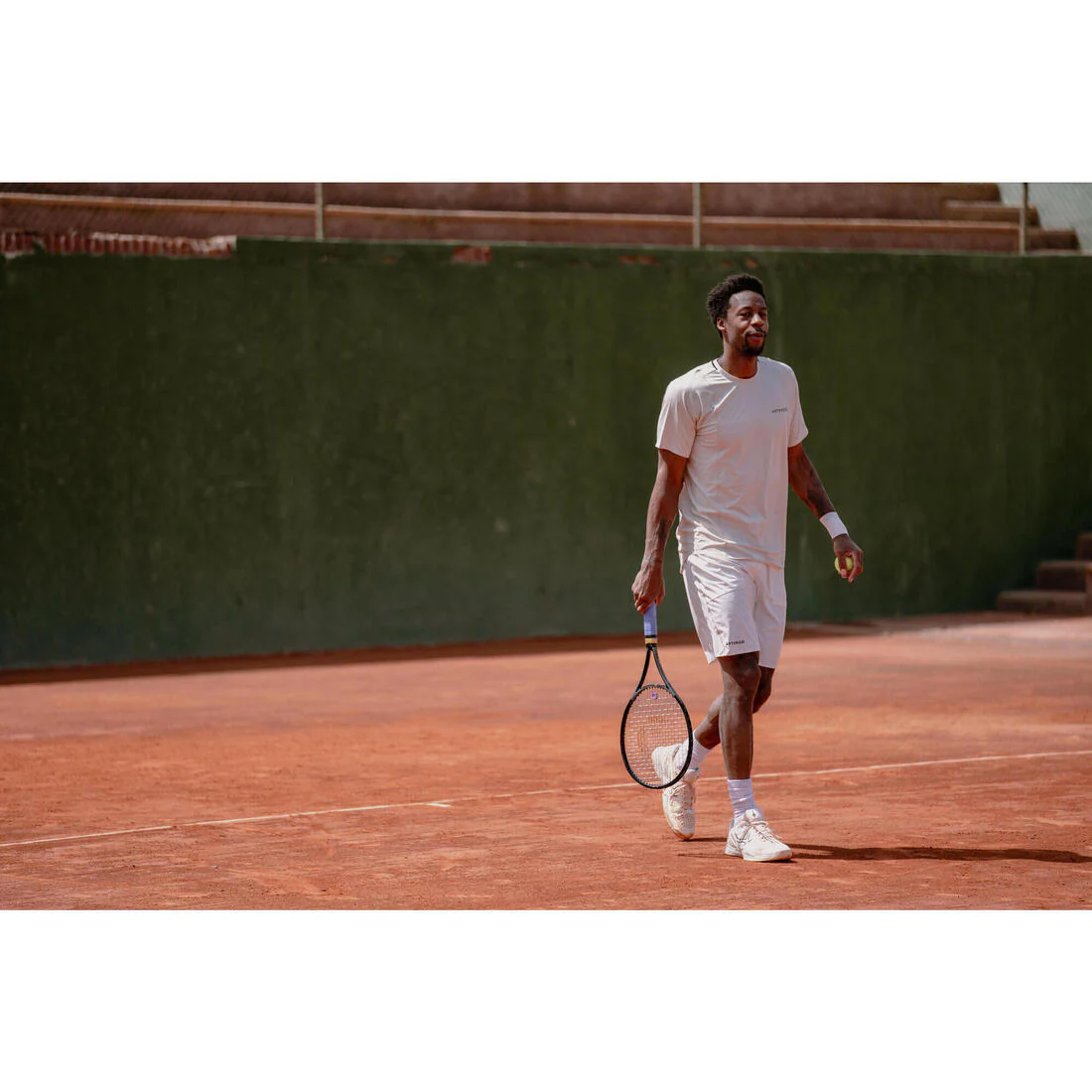 POLERA DE TENIS MANGA CORTA HOMBRE ARTENGO DRY MARINO GAËL MONFILS - Image 42