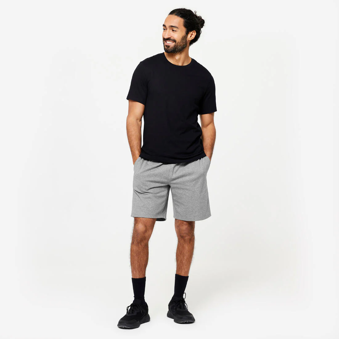 POLERA FITNESS HOMBRE 500 CORTE SLIM - Image 4