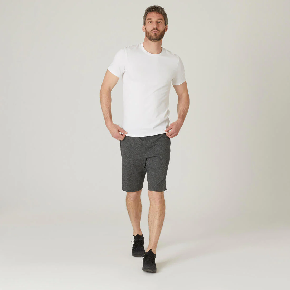 POLERA FITNESS HOMBRE 500 CORTE SLIM - Image 8