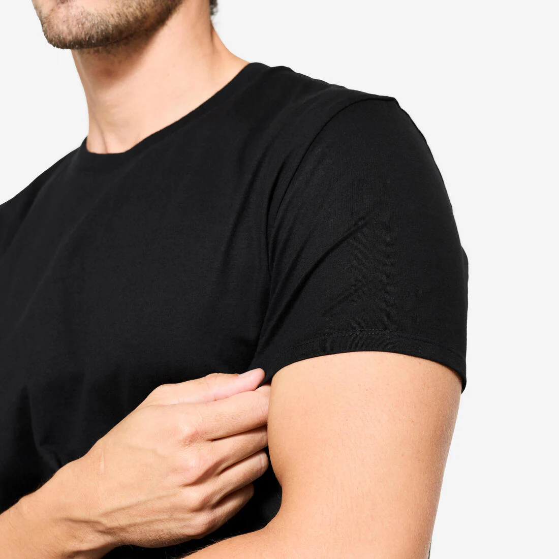 POLERA FITNESS HOMBRE 100 SPORTEE ALGODÓN - Image 10