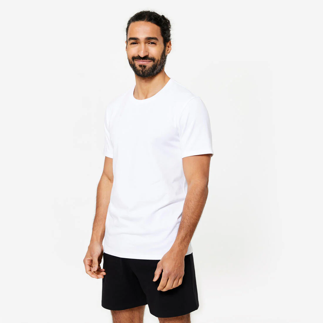 POLERA FITNESS HOMBRE 100 SPORTEE ALGODÓN - Image 2