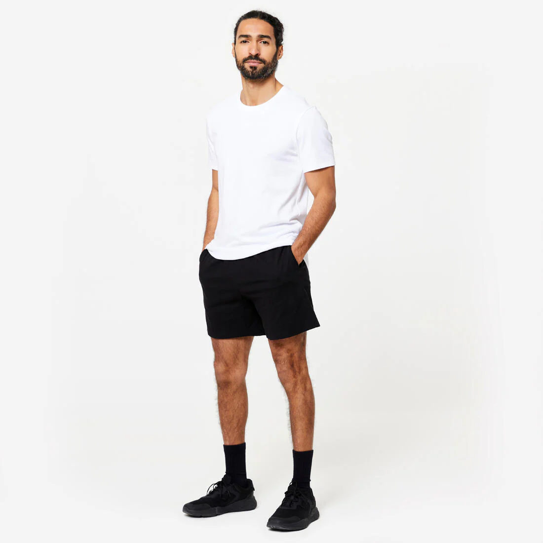POLERA FITNESS HOMBRE 100 SPORTEE ALGODÓN - Image 3