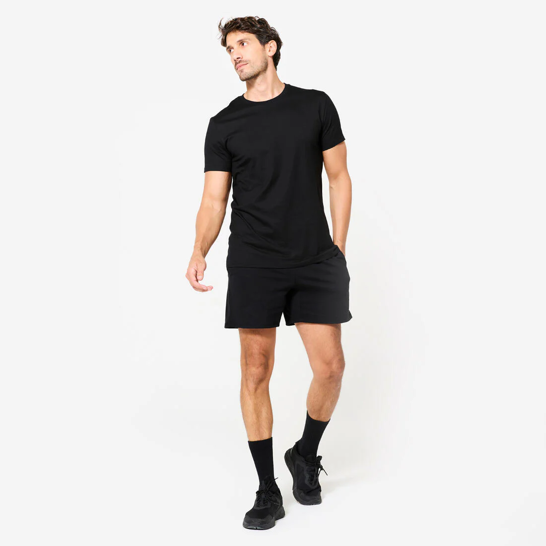 POLERA FITNESS HOMBRE 100 SPORTEE ALGODÓN - Image 4