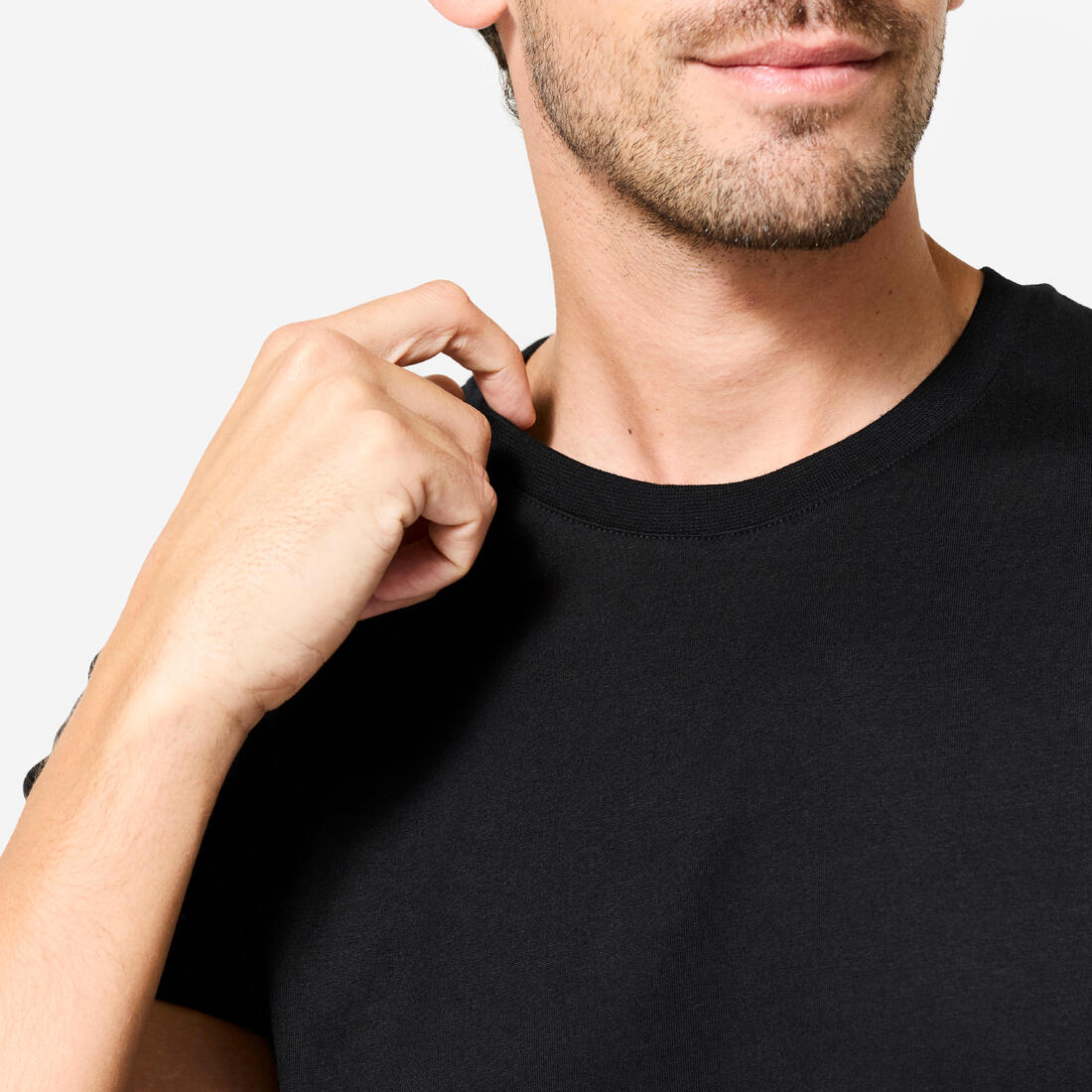 POLERA FITNESS HOMBRE 100 SPORTEE ALGODÓN - Image 5