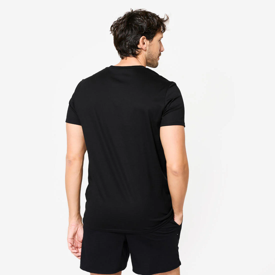 POLERA FITNESS HOMBRE 100 SPORTEE ALGODÓN - Image 8