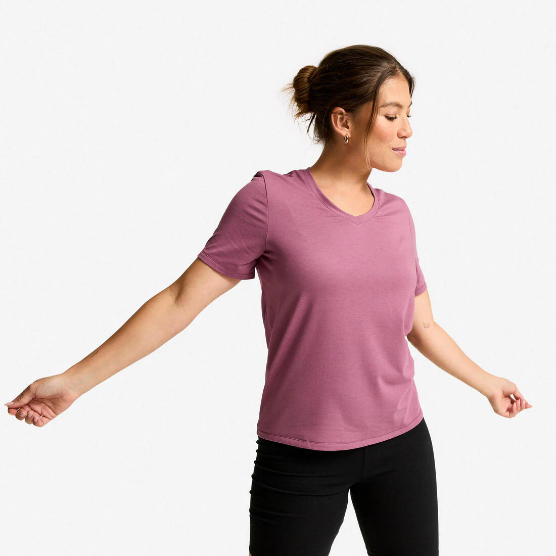 Camiseta Mujer Coolmax Cuello Pico - Image 3
