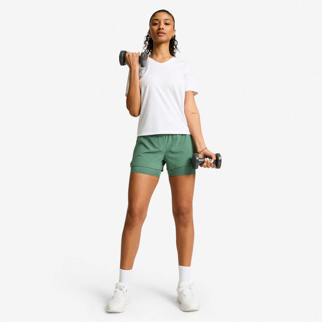 Camiseta Mujer Coolmax Cuello Pico - Image 5