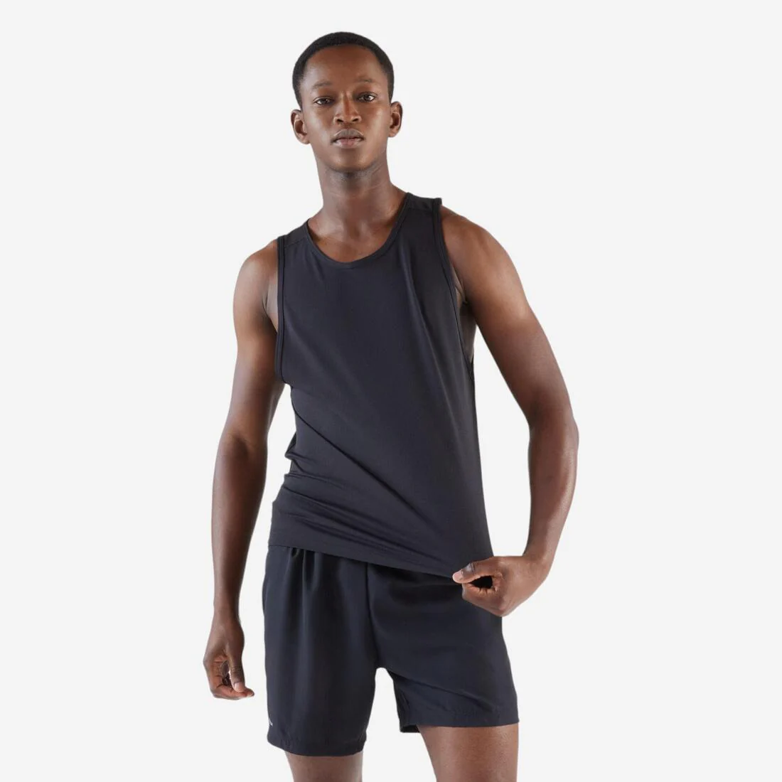 REMERA RUNNING HOMBRE SIN MANGAS DRY