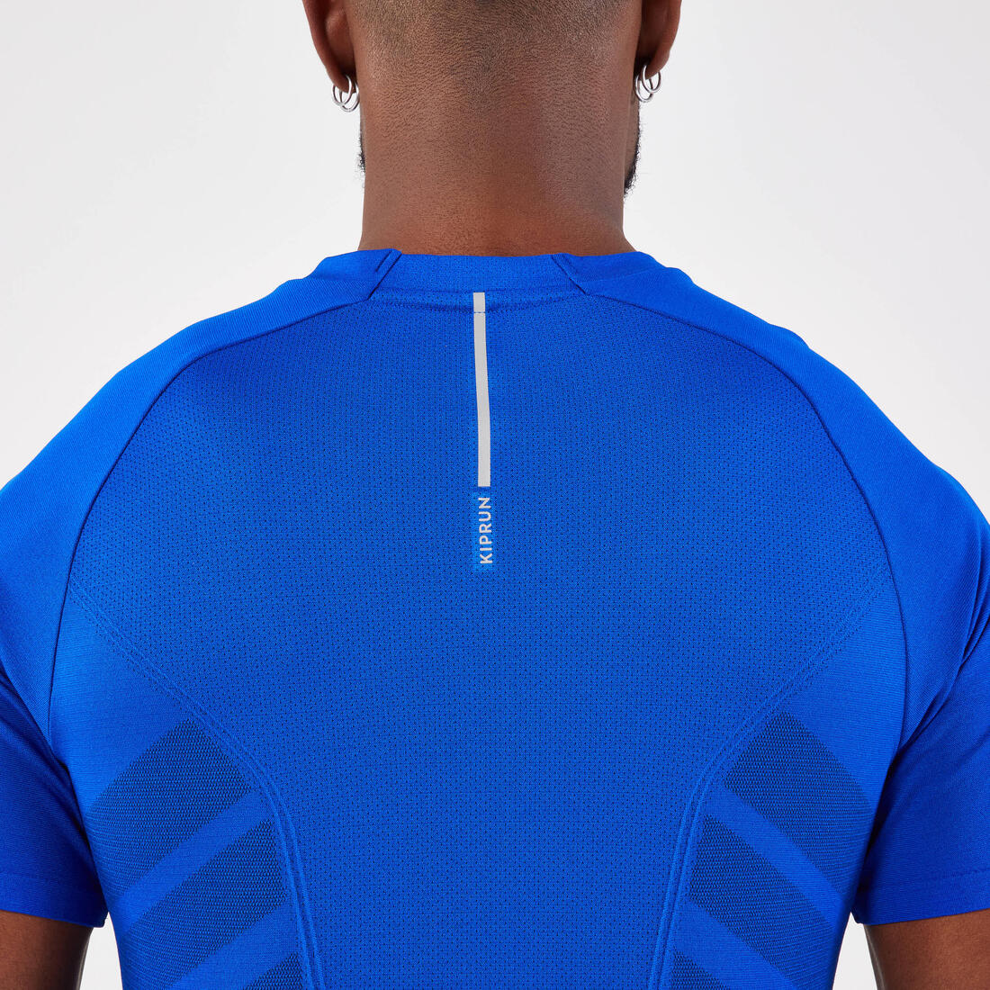 T-shirt de running sans coutures homme - kiprun run 500 confort noir - Image 11