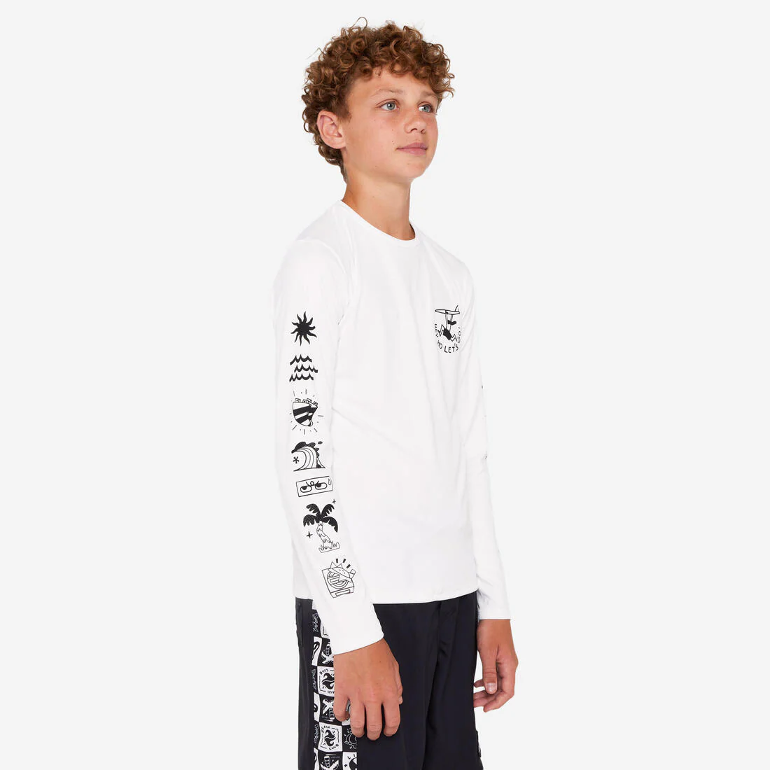 POLERA ANTI-UV SURF NIÑOS 100 VIBES - Image 5