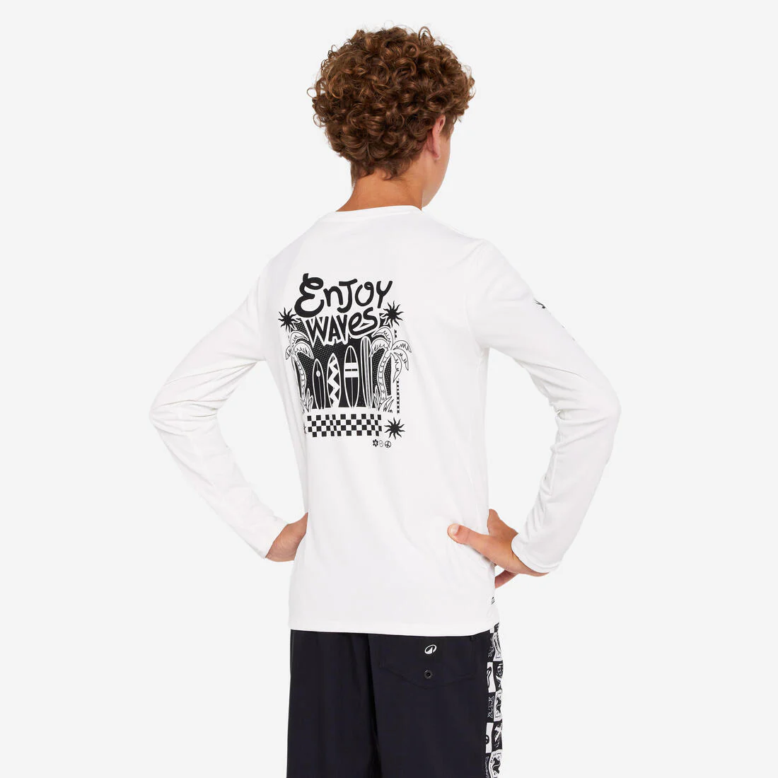POLERA ANTI-UV SURF NIÑOS 100 VIBES - Image 8
