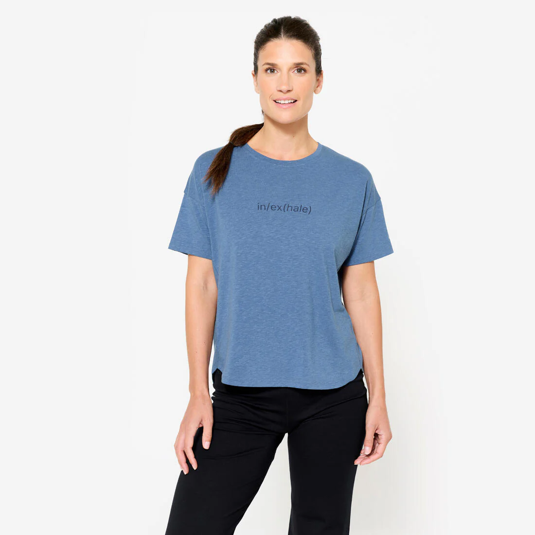 POLERA YOGA MUJER MANGA CORTA