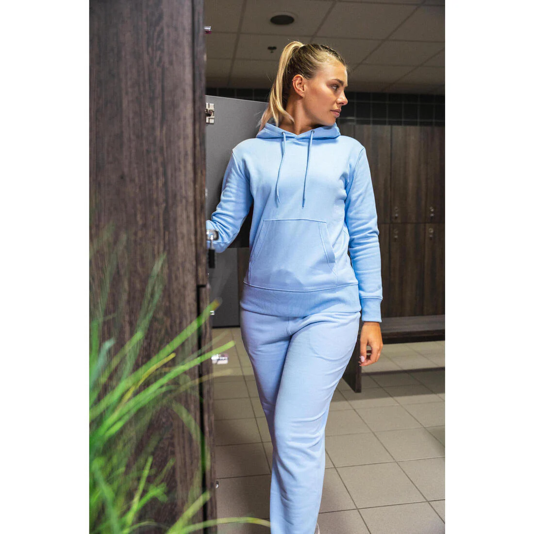 POLERÓN FITNESS MUJER ALGODÓN CORTE LARGO - Image 16